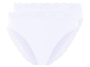 esmara 2 dames slips (Wit, XL (48/50))