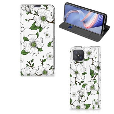 OPPO Reno4 Z 5G Smart Cover Dogwood Flowers OPPO Reno4 Z 5G Smart Cover Dogwood Flowers