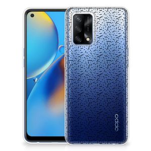 OPPO A74 4G TPU bumper Stripes Dots