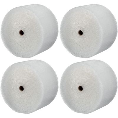 4x Noppenfolie/bubbeltjesfolie op rol 50 m x 50 cm