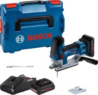 Bosch Blauw GST 18V-155 SC Accu Decoupeerzaag | 2 x 4,0 Ah accu + snellader | L-Boxx - 06015B0002