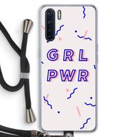 GRL PWR: Oppo A91 Transparant Hoesje met koord