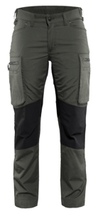 Blåkläder Dames Service werkbroek Stretch 71591845 | Army Groen/Zwart | Maat 40 - 7330509499078