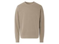 LIVERGY Heren hoodie of trui (Lichtbruin, S)