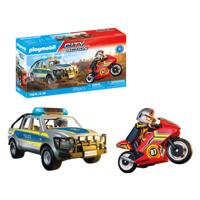 PLAYMOBIL City Action achtervolging met politie-ophaaldienst 71875