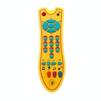 Baby speelgoed muziek mobiele telefoon TV afstandsbediening vroeg educatief speelgoed elektrische nummers Remote Learning machine (geel)