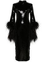 Taller Marmo robe longue Del Rio sequins - Noir - thumbnail