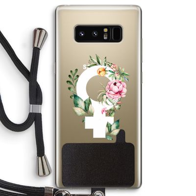 Venus: Samsung Galaxy Note 8 Transparant Hoesje met koord