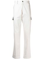 Isaia pantalon Drill à poches cargo - Blanc