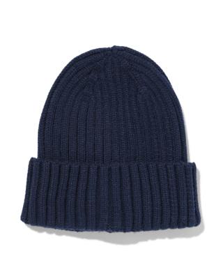 HEMA Kinder muts beanie (donkerblauw)