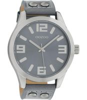 OOZOO Timepieces Horloge Aqua Grijs | C1060 - thumbnail