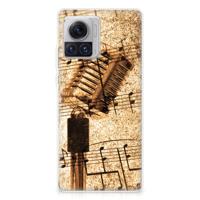 Motorola Moto X30 Pro | Siliconen hoesje | met foto Bladmuziek