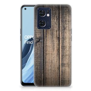 OPPO Reno 7 5G | Find X5 Lite Bumper Hoesje Steigerhout