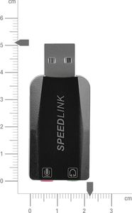 SpeedLink Vigo Microfoonontvanger Hoofdtelefoon (3.5 mm jackplug), Microfoon (3.5 mm jackplug) Zwart