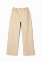 Lange broek met zakken - BROWN - XL