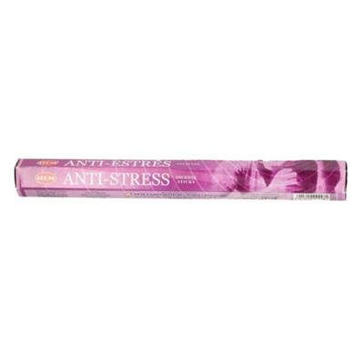 Geurstokjes wierook Anti Stress - 20x stokjes - 25 cm lang - Spetterende geur