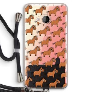 Pony: HTC U Play Transparant Hoesje met koord