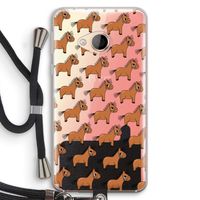 Pony: HTC U Play Transparant Hoesje met koord
