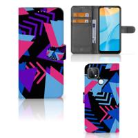 OPPO A15 | Book Case | Funky Triangle