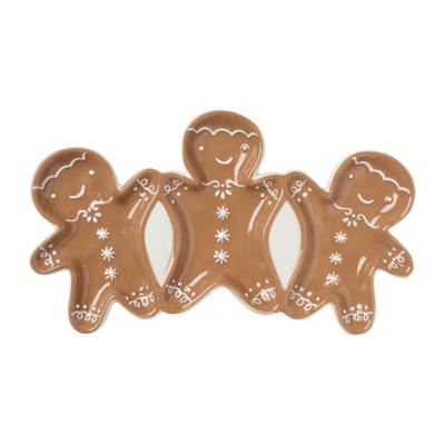 Schaaltje gingerbread - bruin - 14.9x25.8 cm