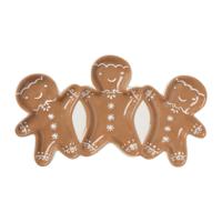 Schaaltje gingerbread - bruin - 14.9x25.8 cm