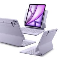 iPad Air 13” (2024) Rebound Magnetic Keyboard Case 360 - US Layout-Purple