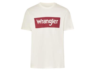 Wrangler Heren T-shirt (Gebroken wit, L)