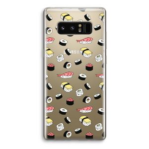 Sushi time: Samsung Galaxy Note 8 Transparant Hoesje