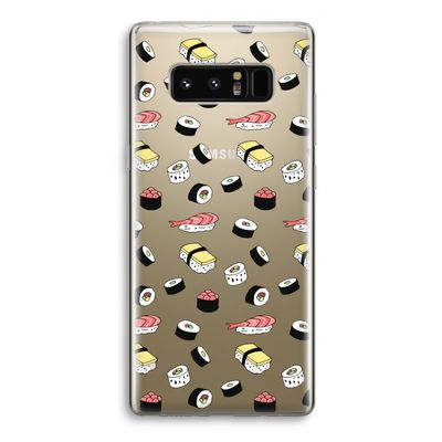 Sushi time: Samsung Galaxy Note 8 Transparant Hoesje