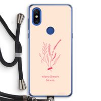 Where flowers bloom: Xiaomi Mi Mix 3 Transparant Hoesje met koord