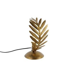 QAZQA Vintage tafellamp goud 12,5 cm - Botanica