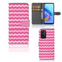 OPPO A76 | A96 Telefoon Hoesje Waves Pink