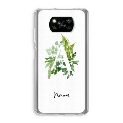 Green Brush: Xiaomi Poco X3 Pro Transparant Hoesje