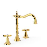 Wastafelmengkraan Tres Clasic 2 Grepen Los Goud Wastafelmengkraan Tres Clasic 2 Grepen Los Goud