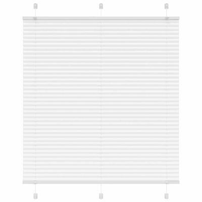 Pliss rolgordijn 120x100cm stofbreedte 119,4cm polyester wit