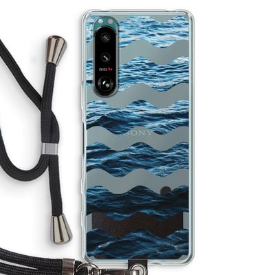 Oceaan: Sony Xperia 5 III Transparant Hoesje met koord