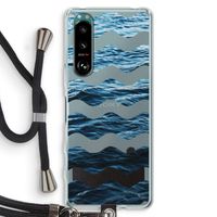 Oceaan: Sony Xperia 5 III Transparant Hoesje met koord
