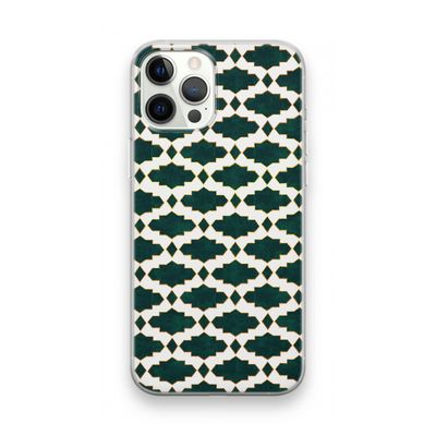 Moroccan tiles: iPhone 12 Pro Max Transparant Hoesje
