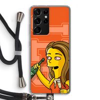 Jamie Lee Simpson: Samsung Galaxy S21 Ultra Transparant Hoesje met koord