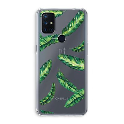 Lange bladeren: OnePlus Nord N10 5G Transparant Hoesje