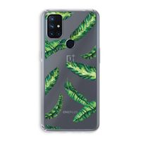 Lange bladeren: OnePlus Nord N10 5G Transparant Hoesje