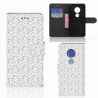 Motorola Moto G7 Play | Telefoon Hoesje | Stripes Dots | Portemonnee hoesje