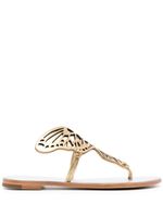 Sophia Webster claquettes Talulah Butterfly en cuir - Or