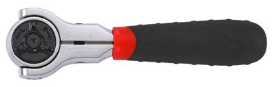 Ratel 1/2", met draaibare kop, kort 72-tands 7110403