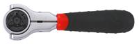 Ratel 1/2", met draaibare kop, kort 72-tands 7110403