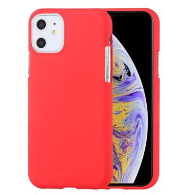 MERCURY GOOSPERY SOFE gevoel TPU schokbestendig en kras Case voor iPhone 11 (rood)