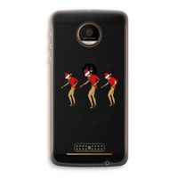 Jingle Ladies: Motorola Moto Z Force Transparant Hoesje