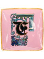 Versace assiestte Holiday Alphabet 'F' - Rose