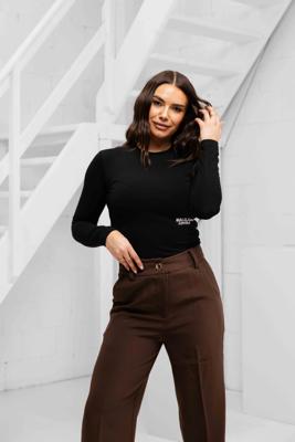 Malelions Members Society Longsleeve Top Dames Zwart - Maat M - Kleur: Zwart | Soccerfanshop