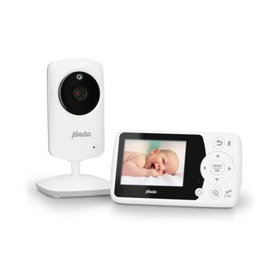 Alecto Baby BO64 - Babyfoon met camera en 2.4" kleurenscherm - Wit